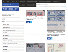 Tablet Screenshot of partenophil.com